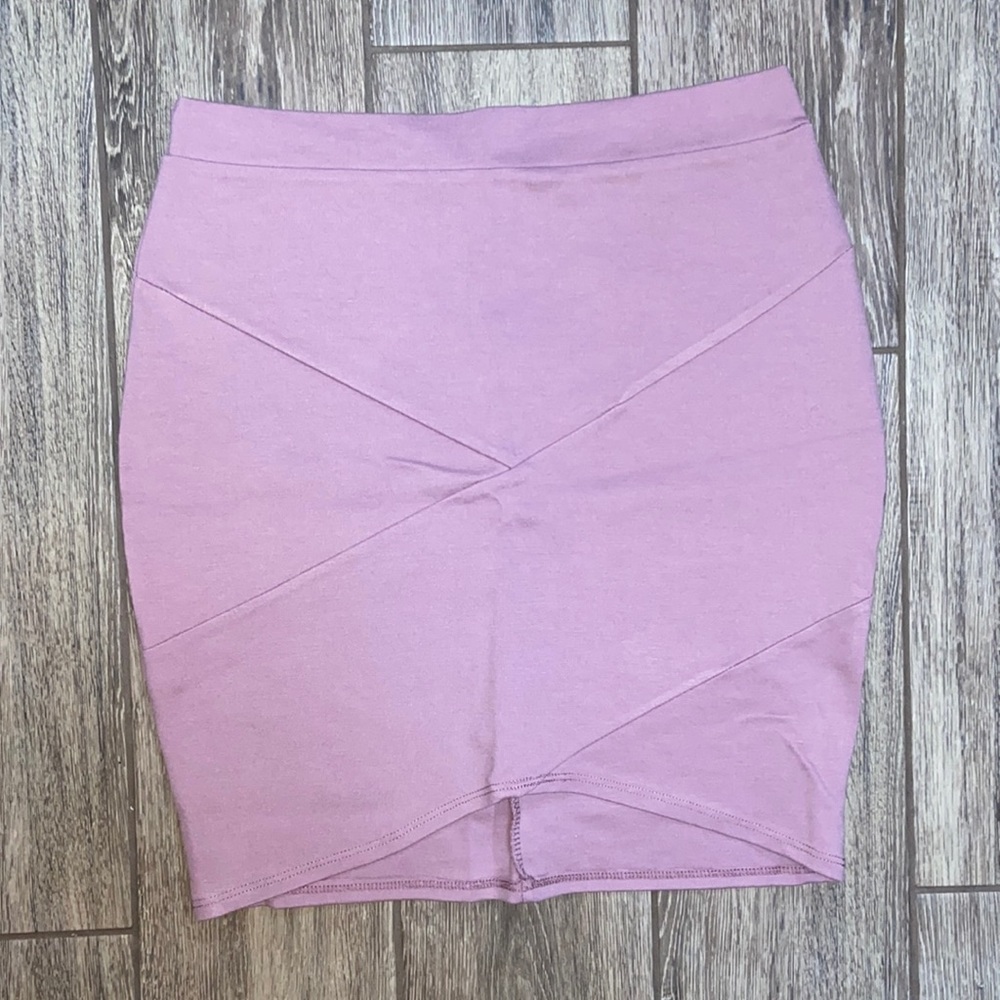 Charlotte Russe Asymmetrical Mini Pencil Skirt